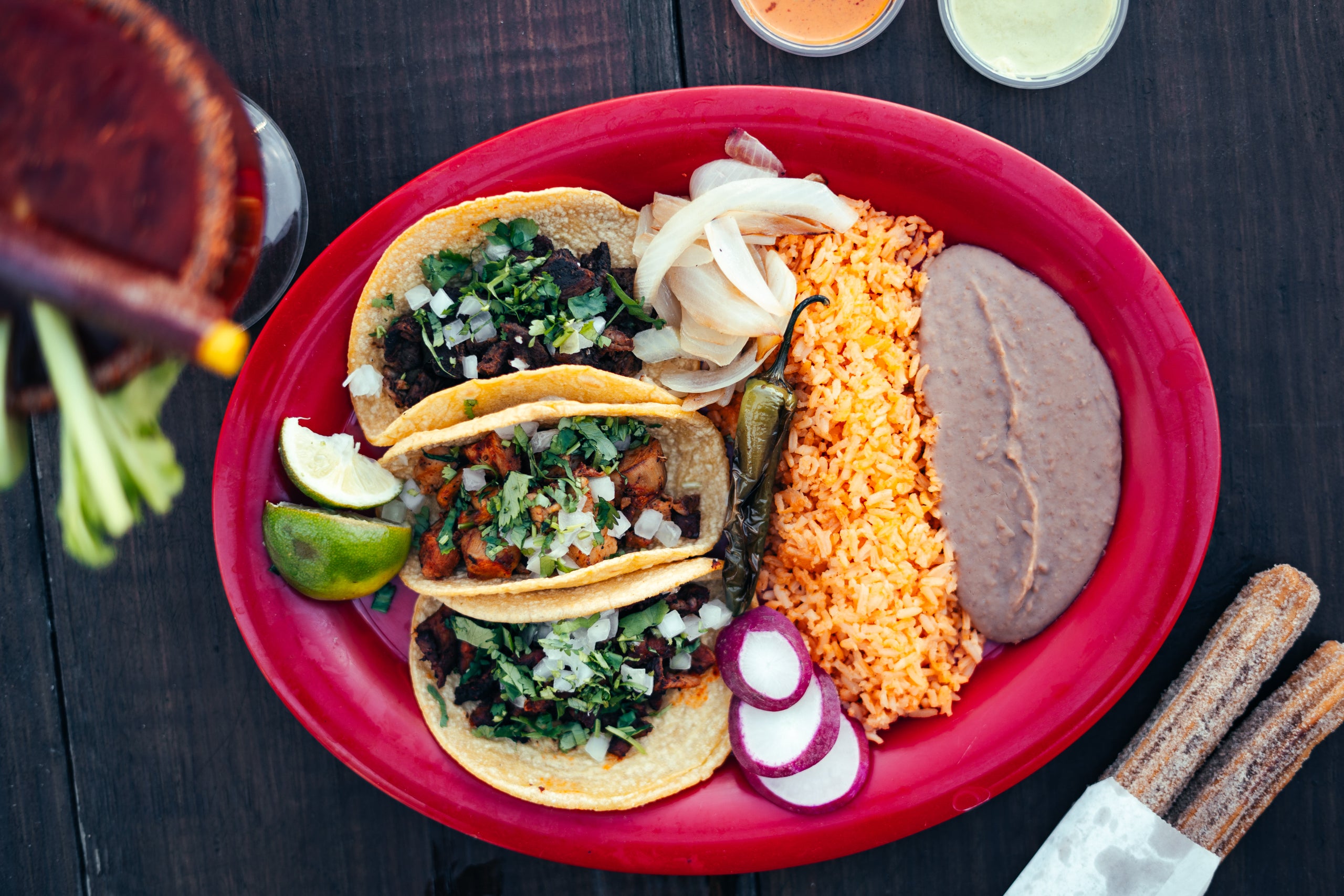 Taco Plate Special Maestro Tacos